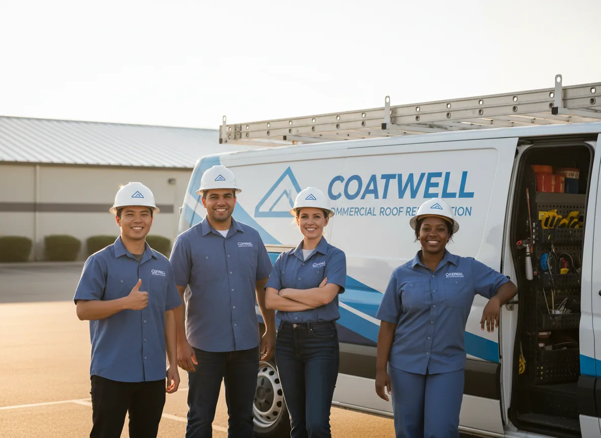 Commercial roof coating company in Almont, CO